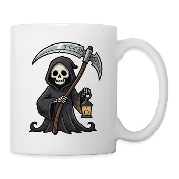 Reaper mit Laterne - Tasse - Weiß - Rechts