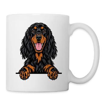 Gordon Setter - Tasse - Weiß - Rechts
