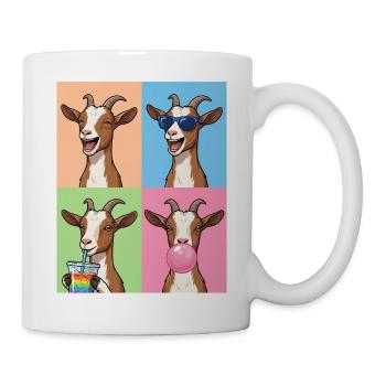 Ziegen Ziege - Tasse - Weiß - Rechts