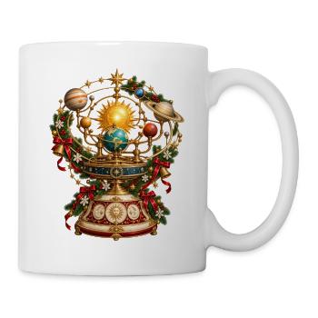 Weihnachtshimmlische Orrery - Tasse - Weiß - Rechts