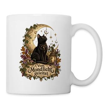 Vom Mondlicht geleitet - Tasse - Weiß - Rechts