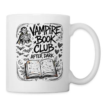 Vampire Book Club – After Dark - Tasse - Weiß - Rechts