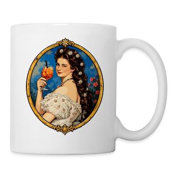 Kaiserin Sisi – Österreich Vintage - Sissi - Tasse - Weiß - Rechts