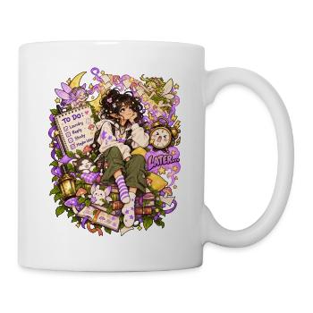 Organisiertes Chaos und Aufschieben × Féerie und... - Tasse - Weiß - Rechts