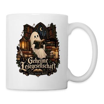 Geheime Lesegesellschaft - Tasse - Weiß - Rechts
