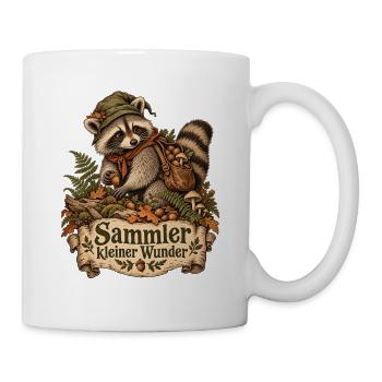 Sammler kleiner Wunder - Tasse - Weiß - Rechts