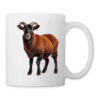 Kamerunschaf - Tasse - Weiß - Rechts