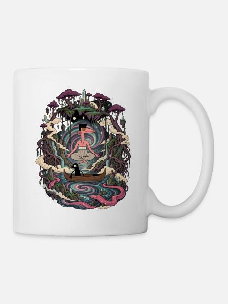 zen zen zen - Tasse - Weiß