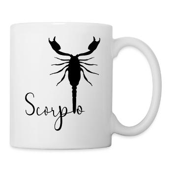 Geburtstag Skorpion - Tasse - Weiß - Rechts