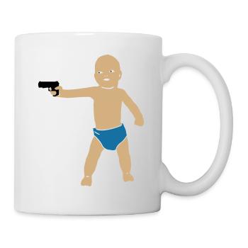 baby gun - Mug - white - Right