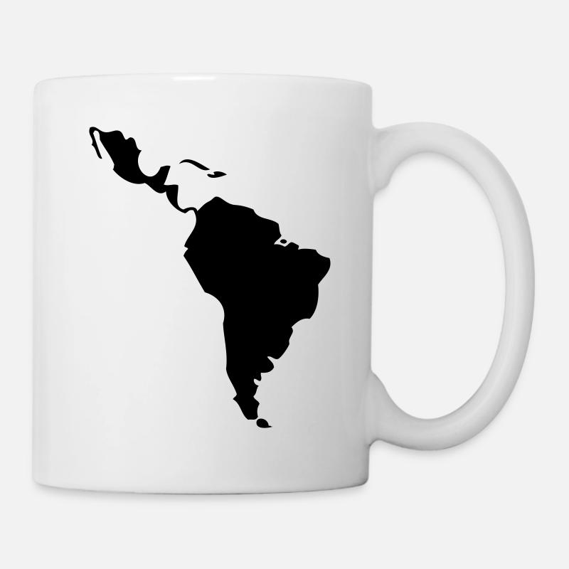 Amerique Latine - Amerique du Sud - Mug blanc - blanc