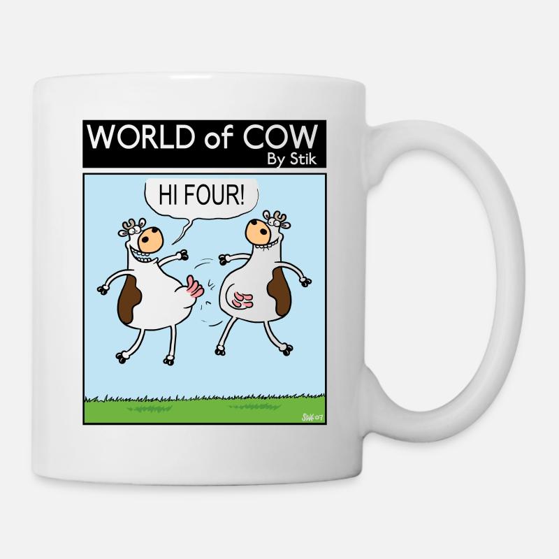 HI FOUR! - Mug - white