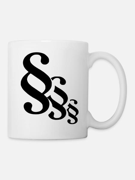Paragraph - Tasse - Weiß