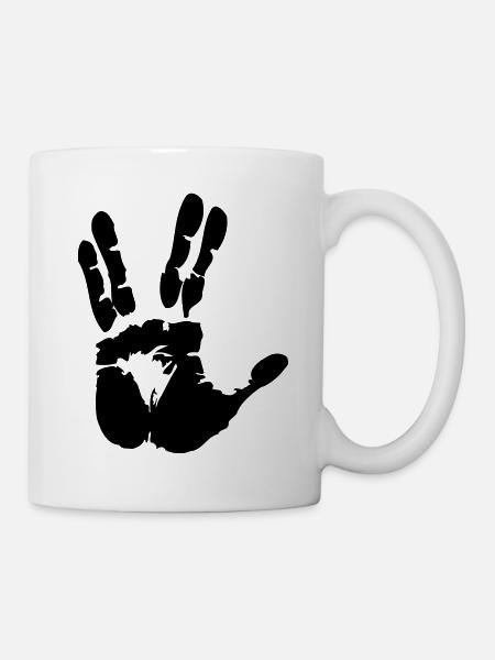 vulkanier_gruss - Tasse - Weiß