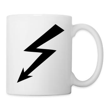 Blitz - Tasse - Weiß - Rechts
