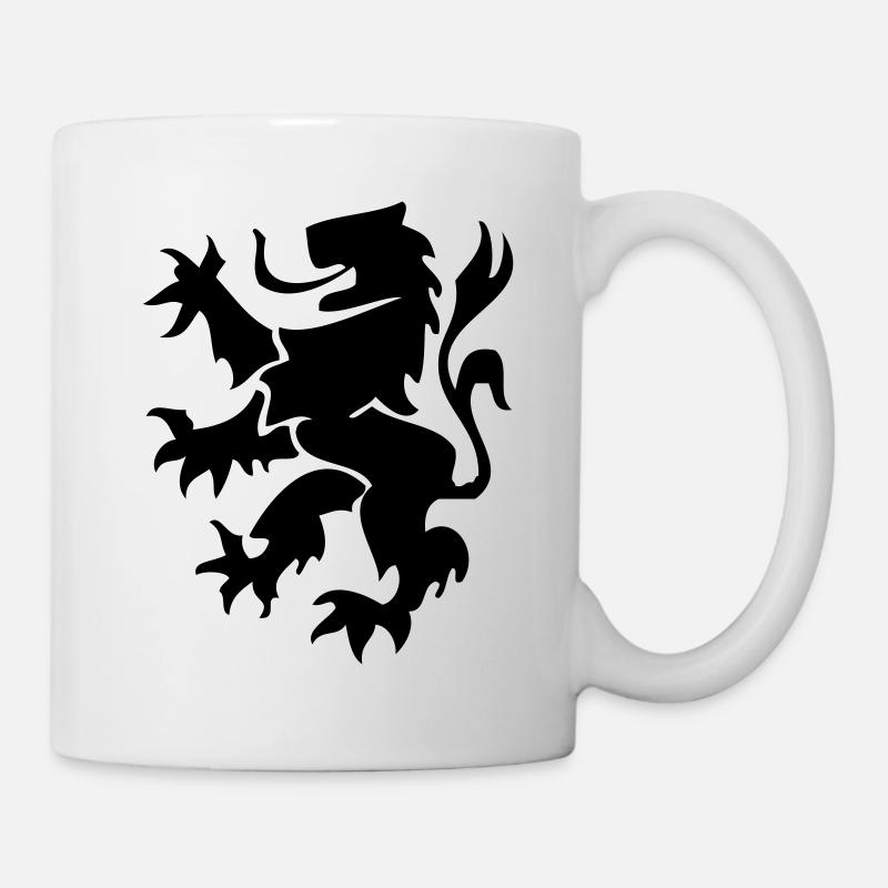 lion des flandres - Mug blanc - blanc