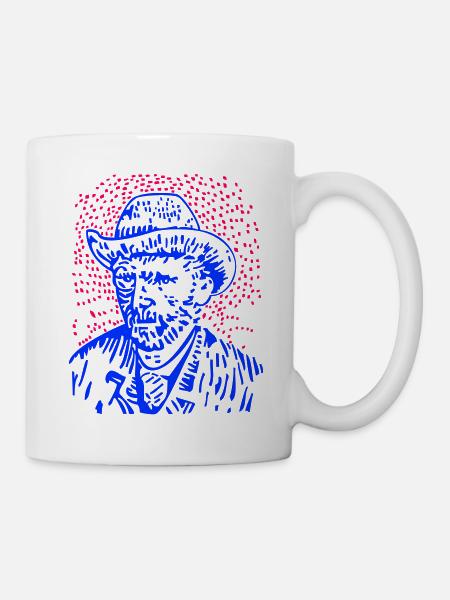 Vincent van Gogh - Tasse - Weiß