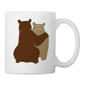 Bärenpaar - Bear Couple - Tasse - Weiß - Rechts