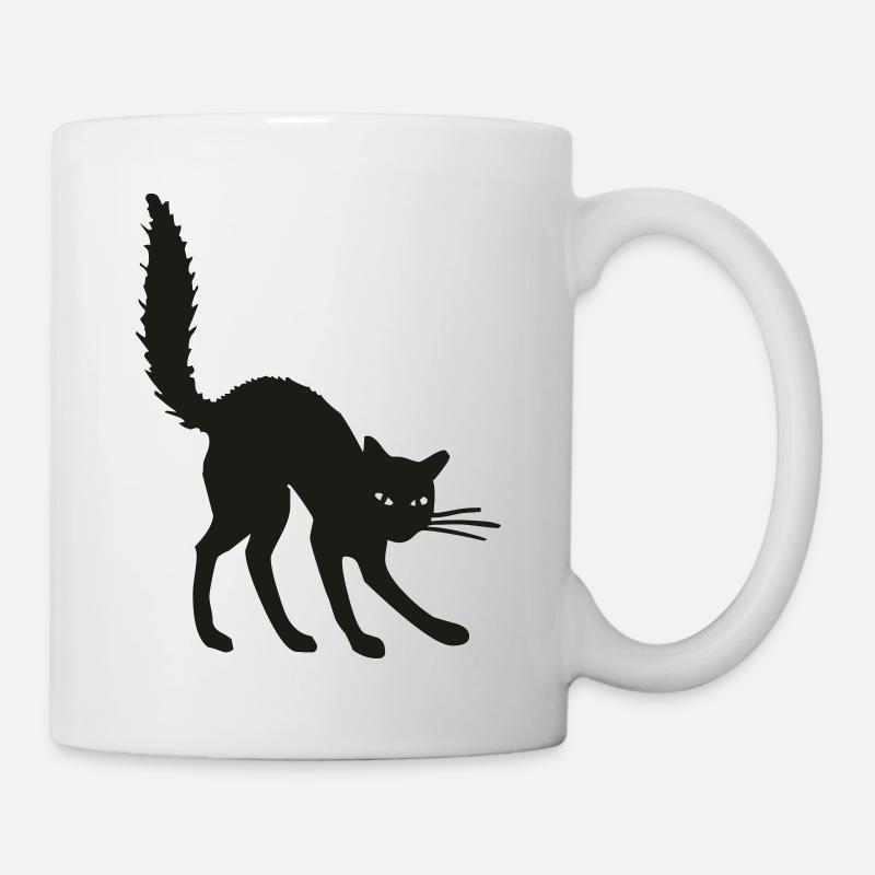 Katzenbuckel - Tasse - Weiß