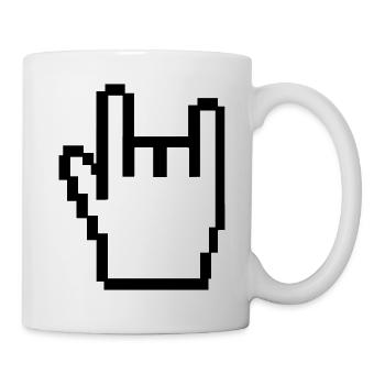 metal - Mug blanc - blanc - Droite