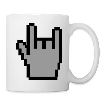 Metal - Mug blanc - blanc - Droite