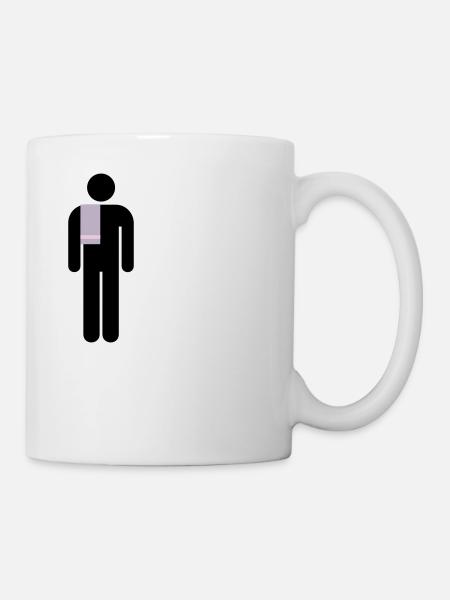 Hitchhiker's Guide to shield - Mug - white