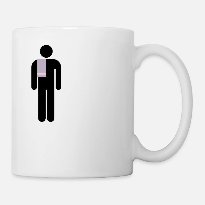 Hitchhiker's Guide to shield - Mug - white