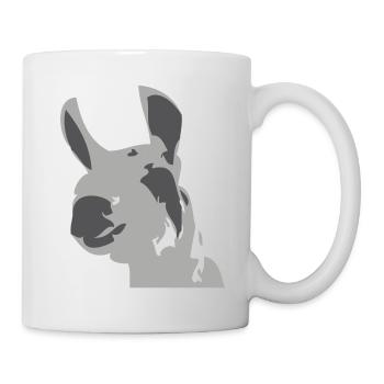 lama - Tasse - Weiß - Rechts