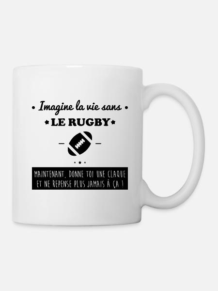Le rugby,rugbyman - Mug blanc - blanc