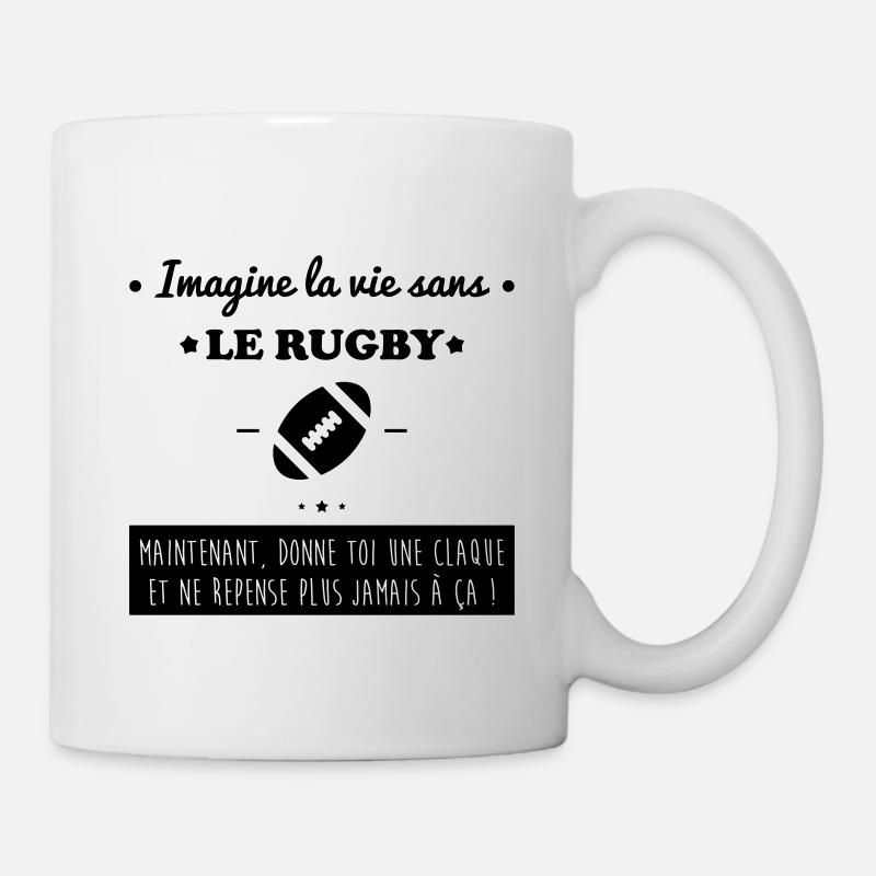 Le rugby,rugbyman - Mug blanc - blanc