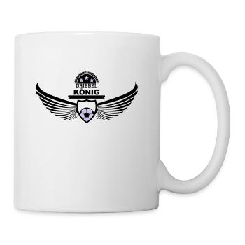 Dribbelkönig dribbeln ballkünstler fußball 2c - Tasse - Weiß - Rechts