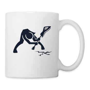 T-SHIRT CADEAU CADEAU POUR GUITARE ROCK N ROLL HARDROCK - Mug blanc - blanc - Droite