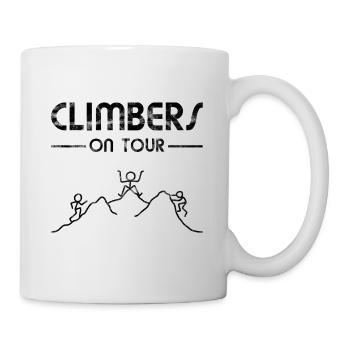 Klettern Berge - Climbers on Tour - Tasse - Weiß - Rechts