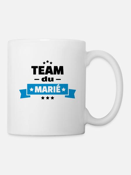 team du marié (vers.15) - Mug blanc - blanc
