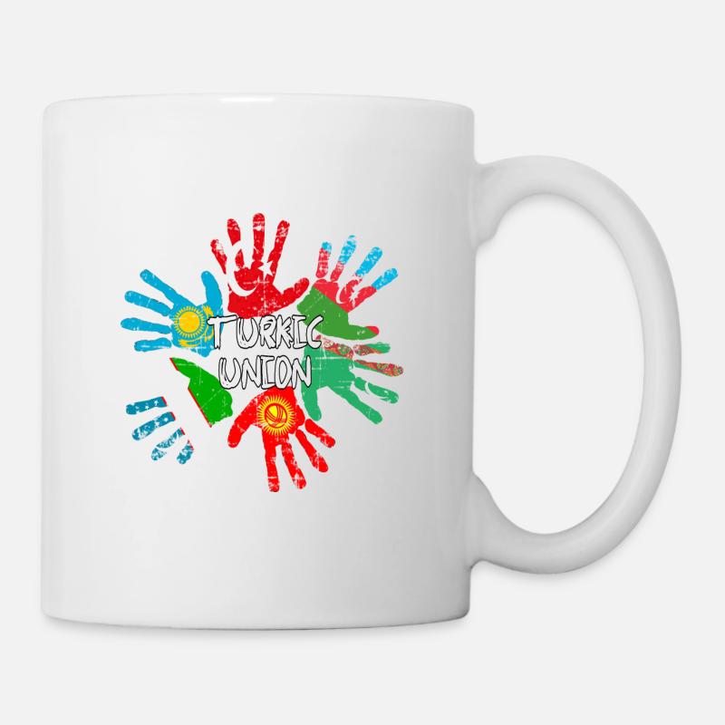 Turkic Union - Mug blanc - blanc