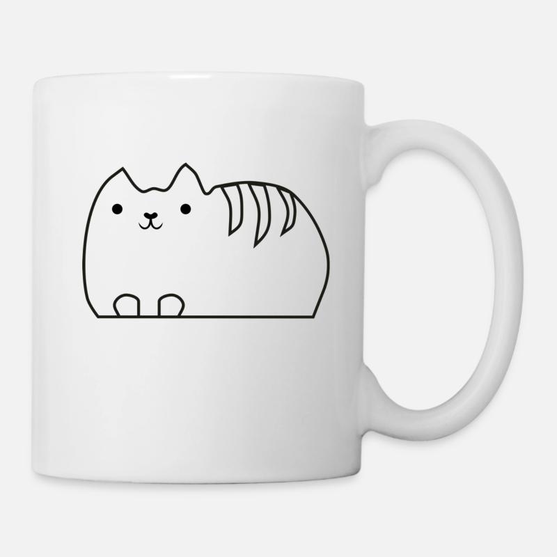 chat - Mug blanc - blanc