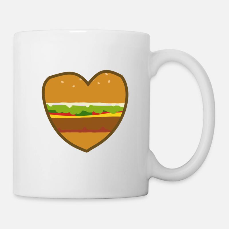 Burger Love - Mug blanc - blanc