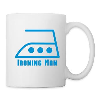 ironing man - Mug - white - Right