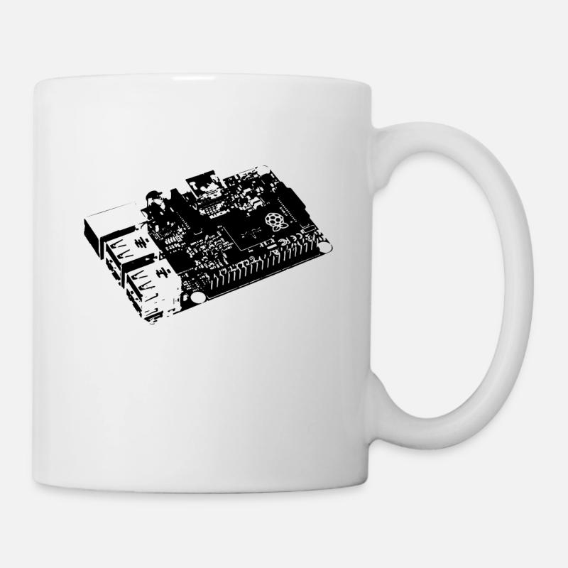 DIY - Raspberry Pi - Linux - Mug - white