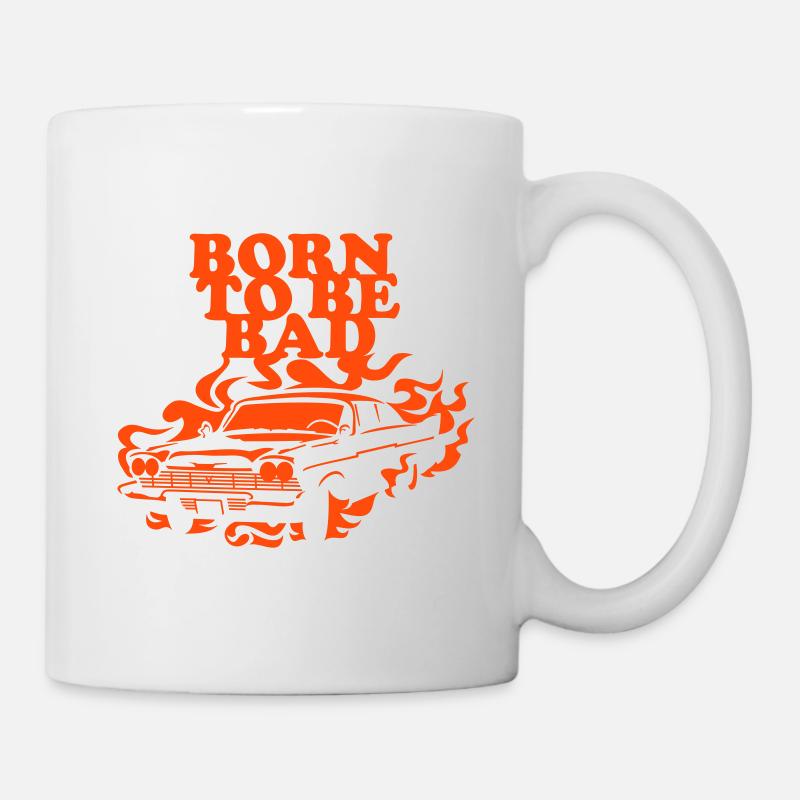 Né pour être mauvais - Mug blanc - blanc