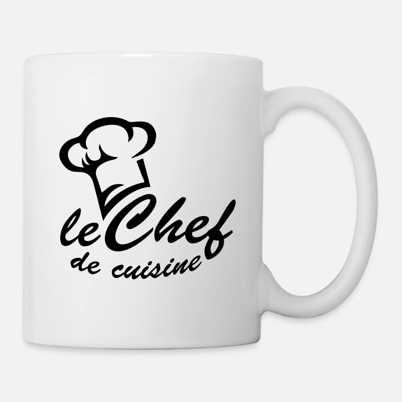 Chef de cuisine, kok, køkken, restaurant, hotel - Kop/krus - hvid