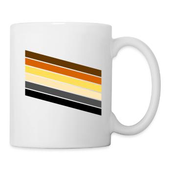 Streifen BEARl - Tasse - Weiß - Rechts