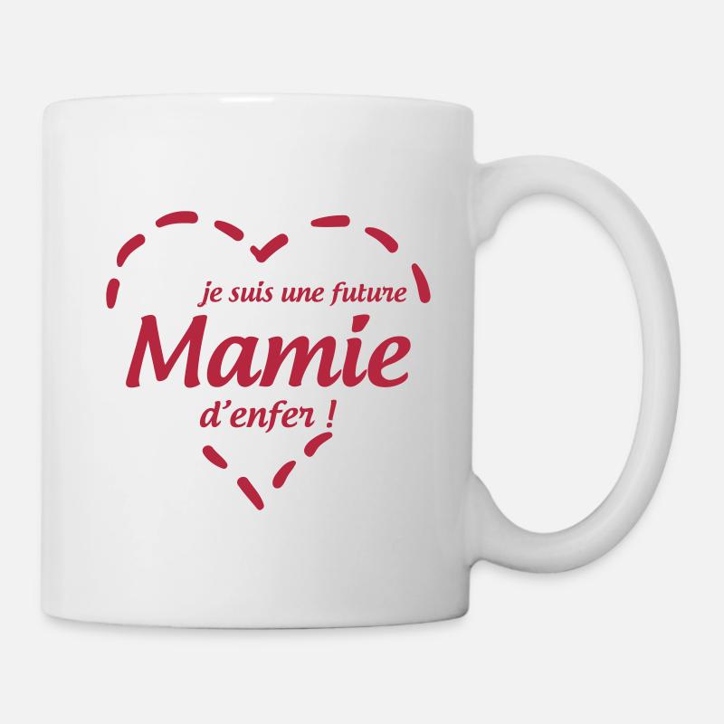 Je suis une Future Mamie d'enfer ! - Mug blanc - blanc