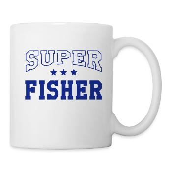 Super Fisher - Tasse - Weiß - Rechts