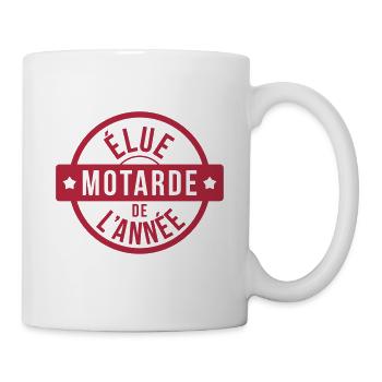 Motarde de l'année ! - Mug - white - Right