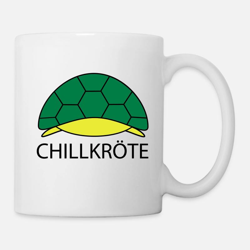 Schildkröte hängt ab - Tasse - Weiß