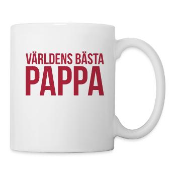Pappa / Papa / Dad / fars dag / vaderdag / Daddy - Mug - white - Right