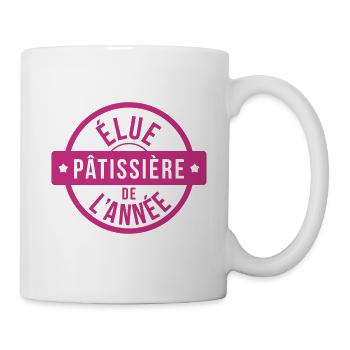 Pâtissier / Pâtisserie / Cuisine / Chef / Gâteau - Mug - white - Right