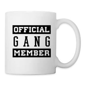 Official Gang Member - Mug blanc - blanc - Droite