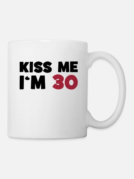 30 / Birthday / Geburtstag / Anniversaire / Funny - Mug - white